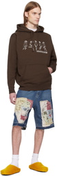 KidSuper Brown String Puppet Hoodie