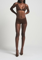 Skims Stretch-jersey boy Shorts Brown
