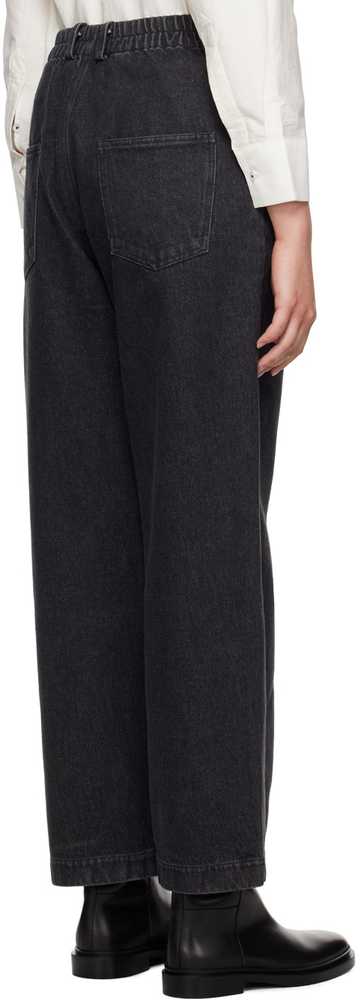 Cordera Black Straight-Leg Jeans
