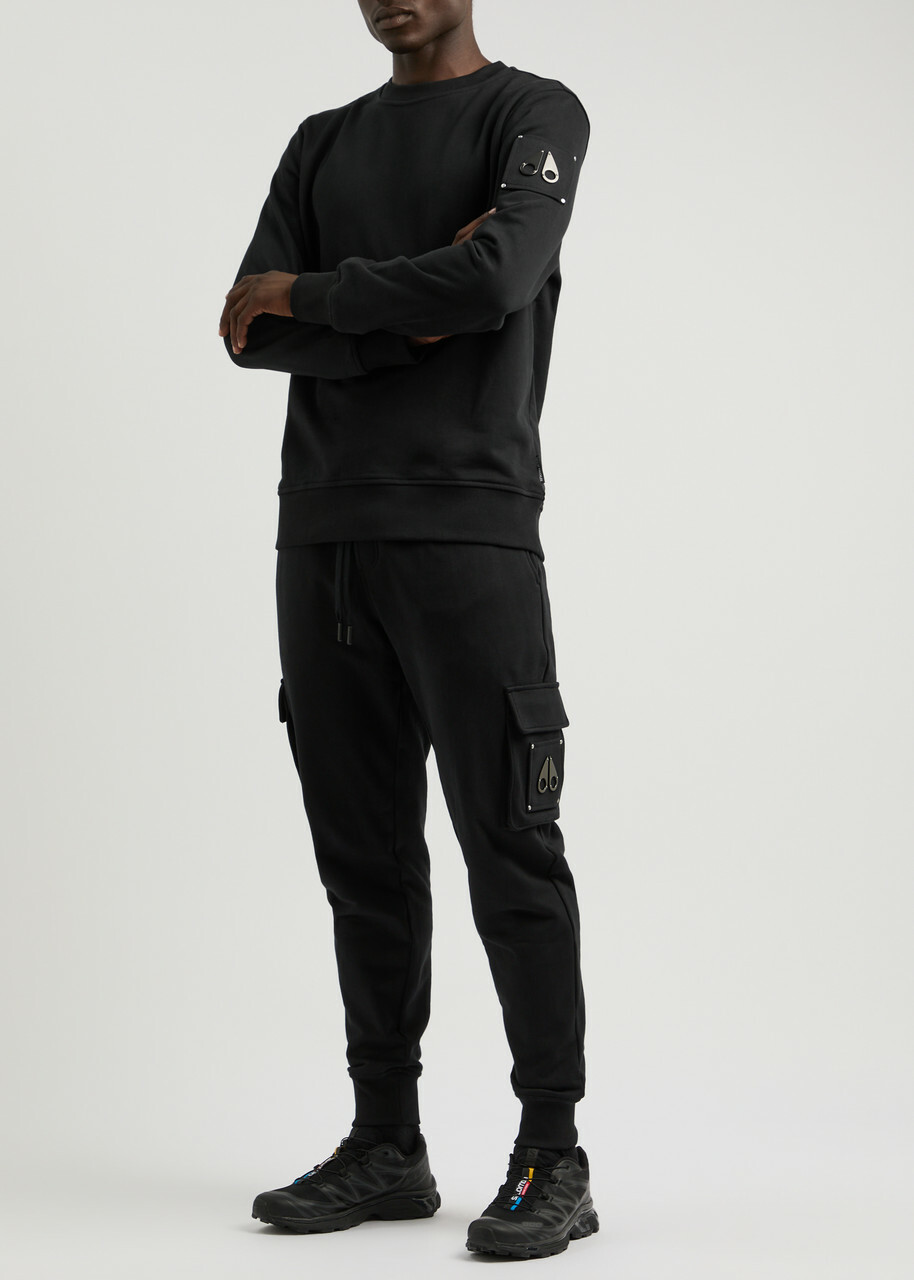 Moose Knuckles Hartsfield Cotton Sweatshirt Black Moose Knuckles