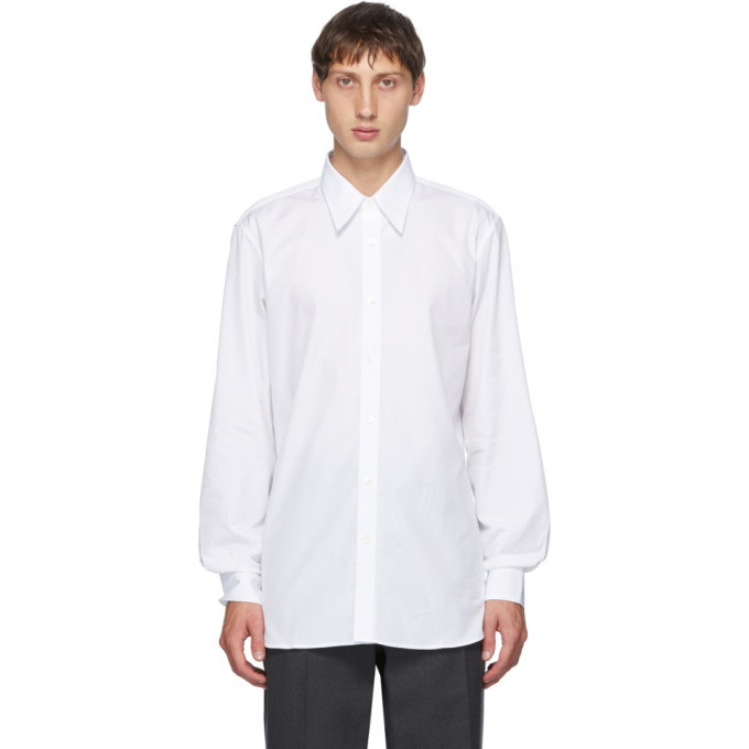 Photo: Dries Van Noten White Straight Shirt