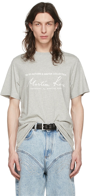 Photo: Martine Rose Grey Cotton T-Shirt