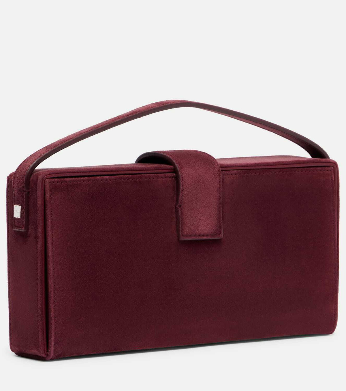 Magda Butrym Apolonia suede clutch