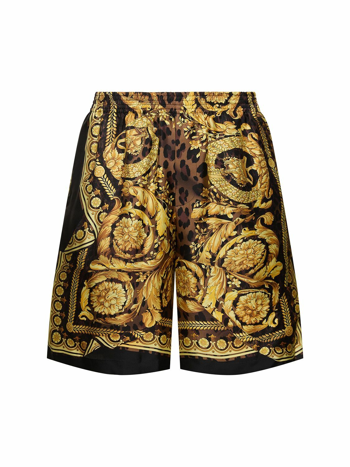 VERSACE Wild Barocco Silk Shorts Versace