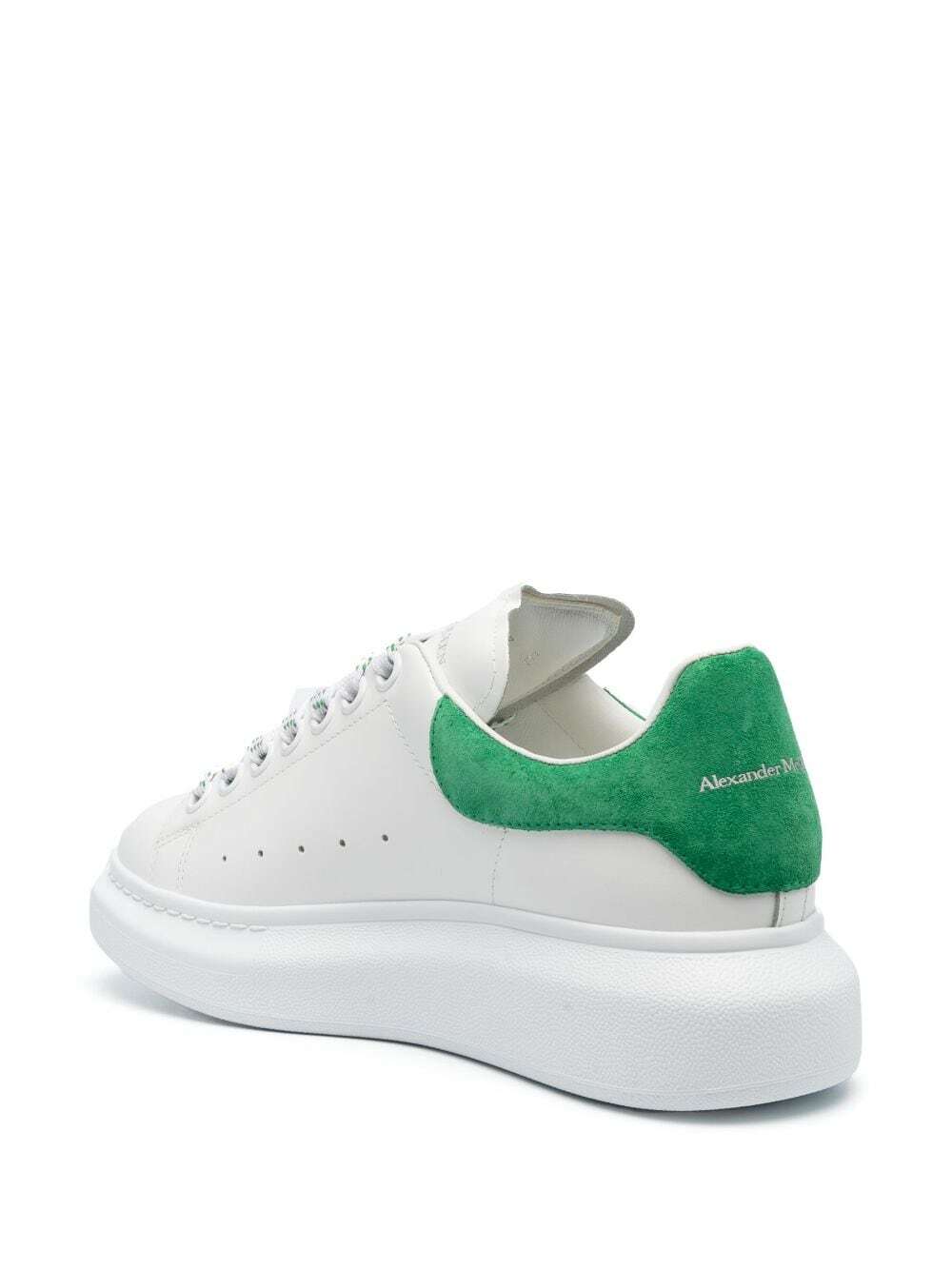 Alexander mcqueen oversized hot sale leather sneakers