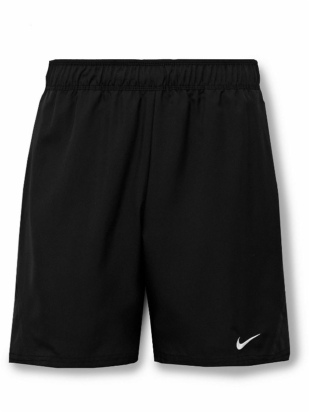 Photo: Nike Tennis - NikeCourt Victory Straight-Leg Logo-Embroidered Dri-FIT Tennis Shorts - Black