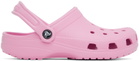 Crocs Pink Classic Clogs