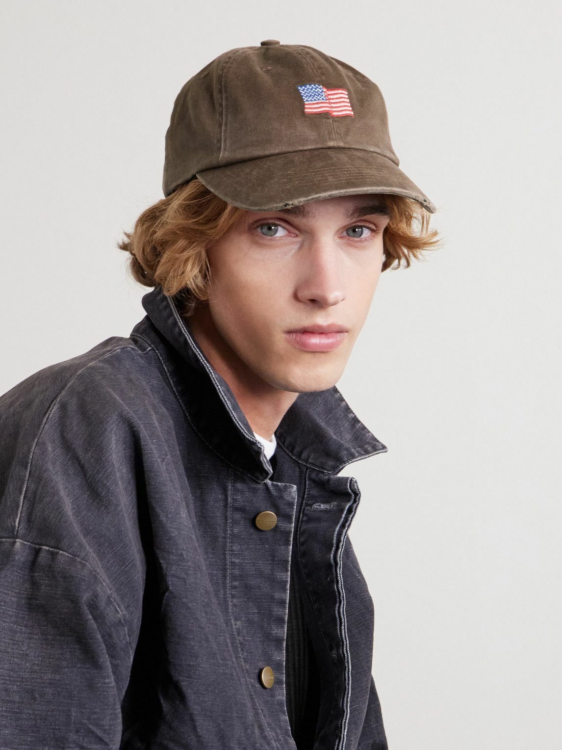 Cherry Los Angeles - USA Logo-Embroidered Cotton-Twill Cap