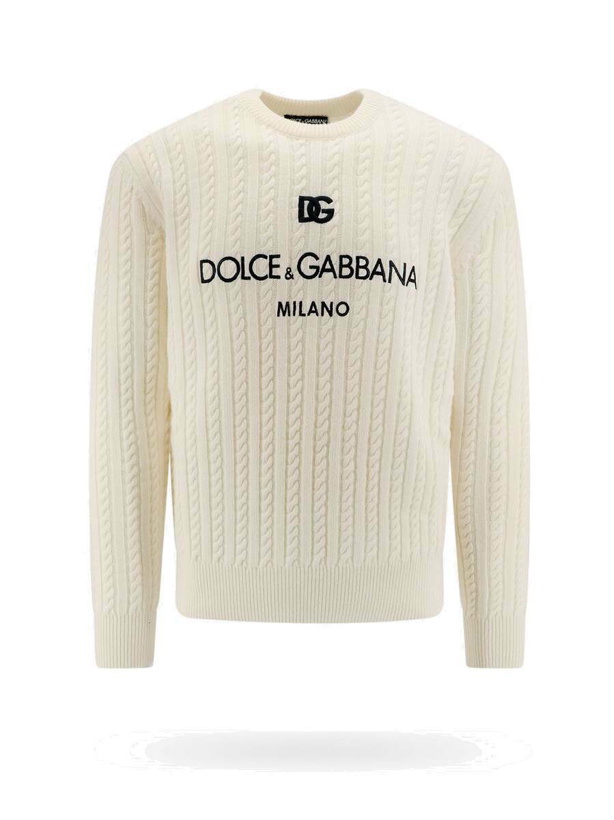 Photo: Dolce & Gabbana   Sweater White   Mens