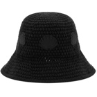 New Amsterdam Surf Association Men's Crochet Hat in Black
