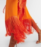 Taller Marmo Tevere scarf-detail crêpe cady kaftan