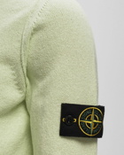 Stone Island Pullover Raw Hand Cotton Green - Mens - Half Zips