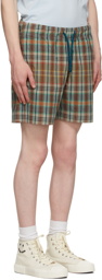 PS by Paul Smith Green Check Sports Shorts