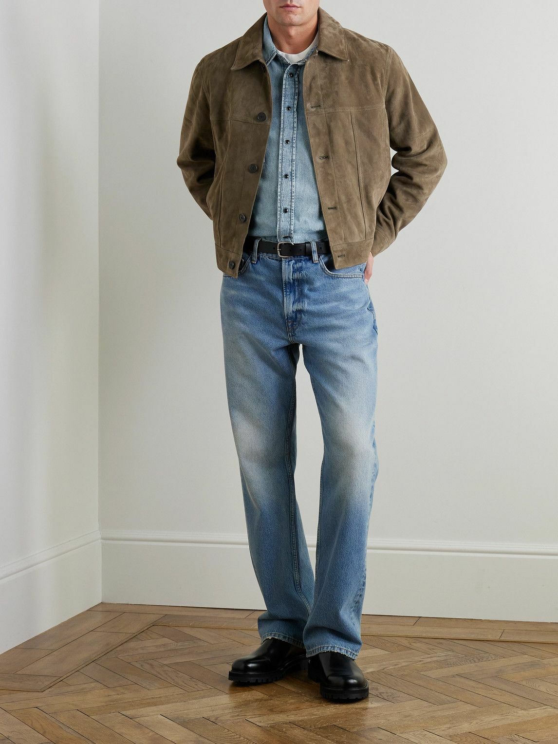 FRAME - Denim Western Shirt - Blue