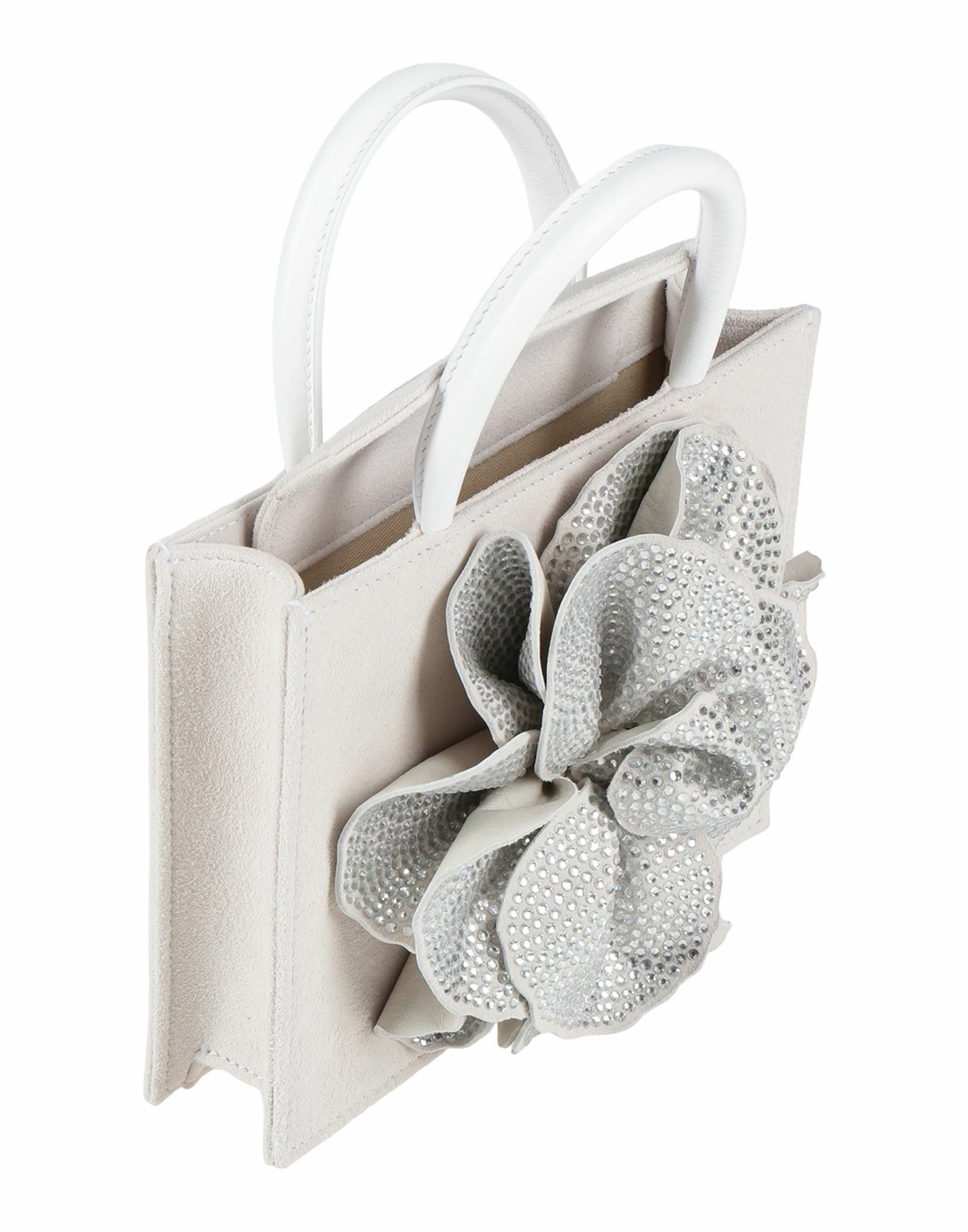Mach & Mach Womens Handbag in Off white