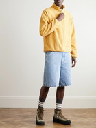 ARKET - Ralph Cotton-Fleece Half-Zip Sweatshirt - Yellow