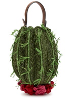Anya Hindmarch Cactus Raffia and Leather Cross-body bag - Khaki - One Size
