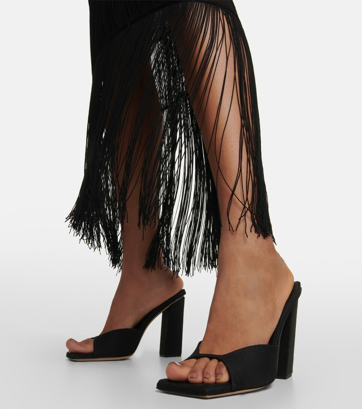 サンダル・ミュール GIA BORGHINI FW22 ROSIE 14 SANDAL (ROSIE14_2328) Gia Borghini - Rosie 14 satin mules Gia Borghini