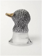 Asprey - Duck Oxidised Sterling Silver Bottle Opener