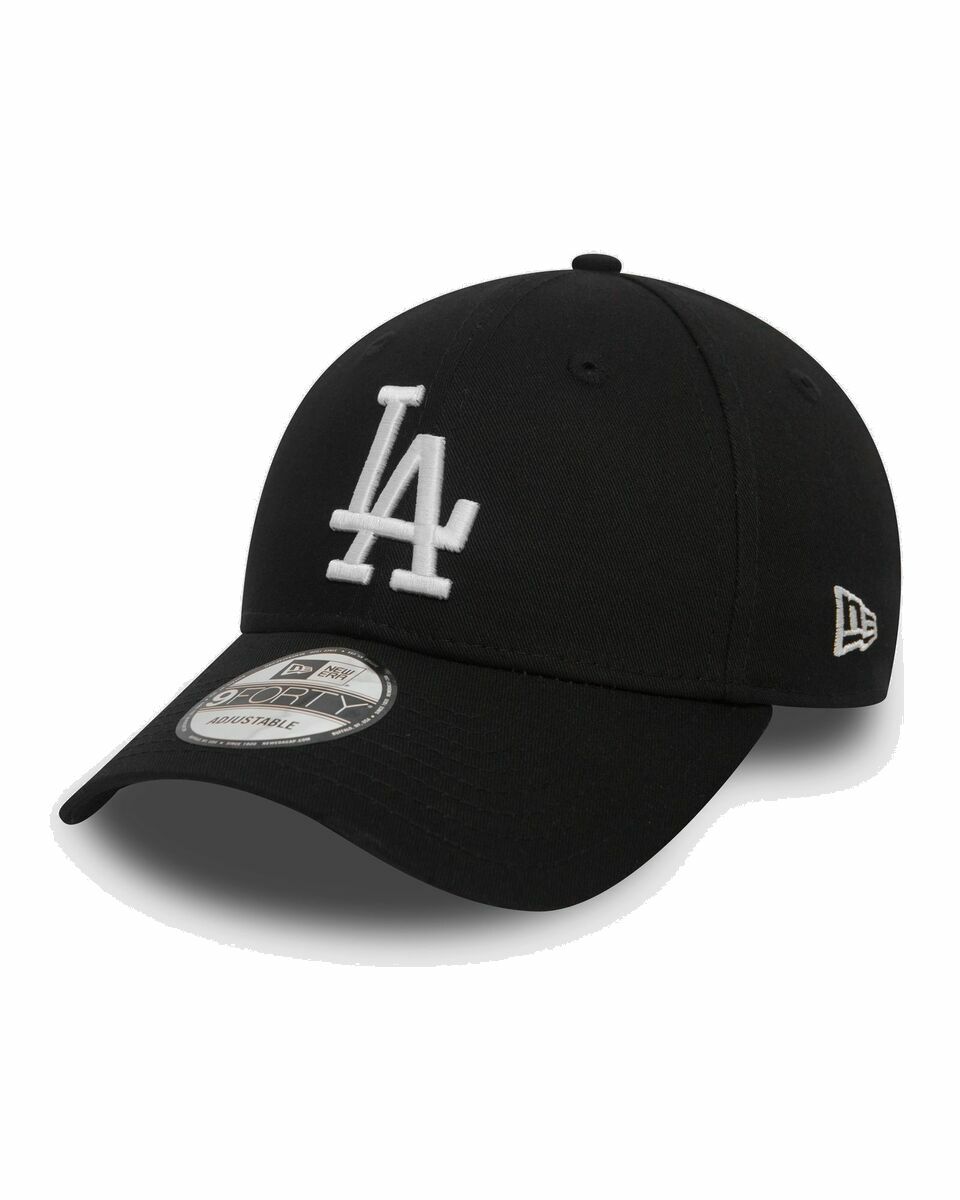 Photo: New Era League Essential Los Angeles Dodgers Black - Mens - Caps