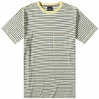 Paul Smith Men's Stripe Pocket T-Shirt in Yellow