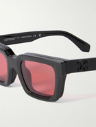 Off-White - Convertible Square-Frame Acetate Optical Glasses