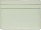 Jil Sander Green Credit Card Holder
