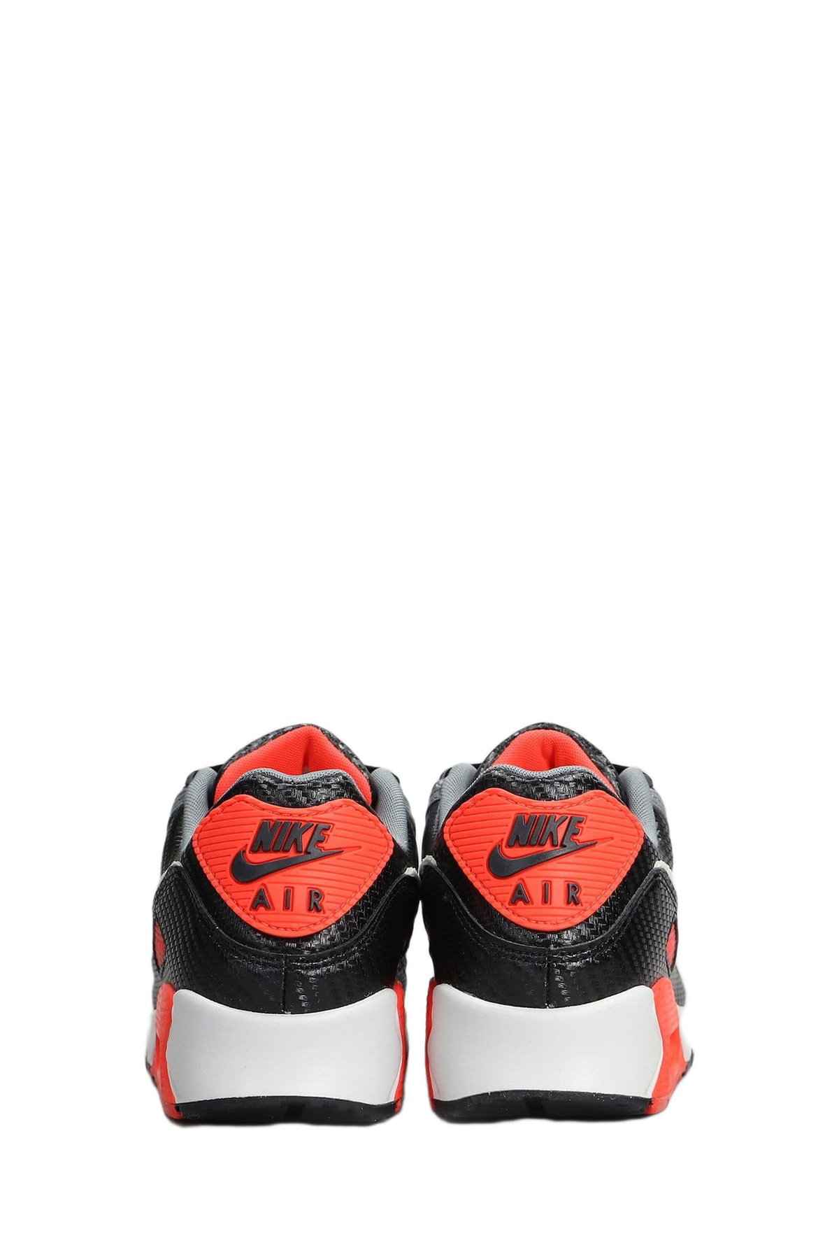 Nike Air Max 90 Sneakers In Grey Leather And Fabric