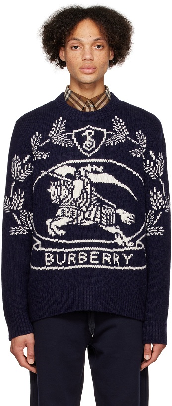 Photo: Burberry Navy EKD Sweater