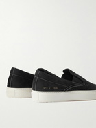 Common Projects - Suede Slip-On Sneakers - Black