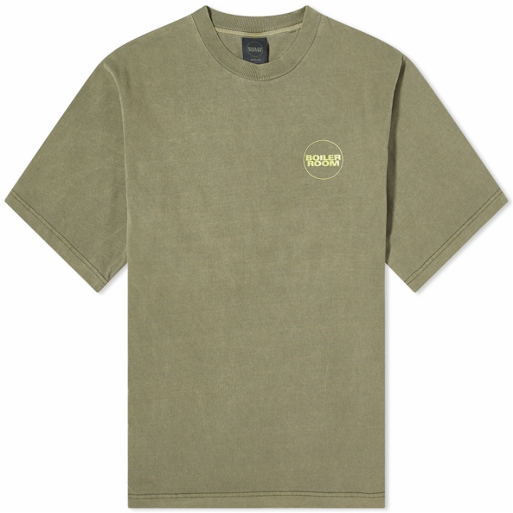 Photo: Boiler Room Men's Core Logo T-Shirt in Olive