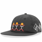 The Trilogy Tapes Men's Multi Logo Baseball Cap in Black