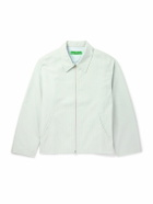 Small Talk - Striped Cotton Jacket - Green