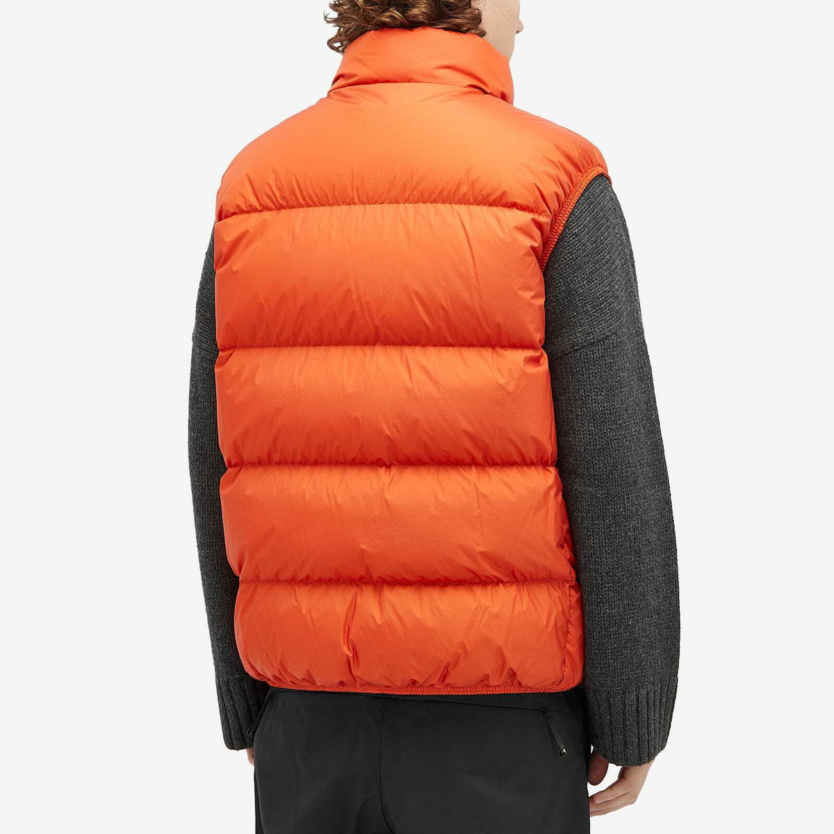 MONCLER 23AW ALMAZ GILET サイズ0 MONCLER Almaz Logo-Appliquéd Two-Tone Quilted Shell Down Gilet for