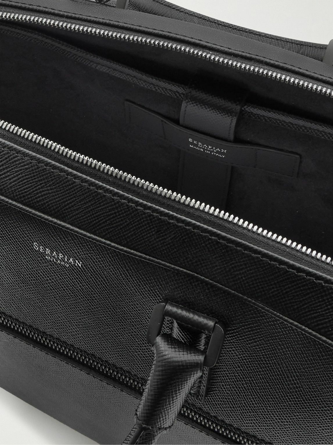 Serapian - Evoluzione Cross-Grain Leather Briefcase