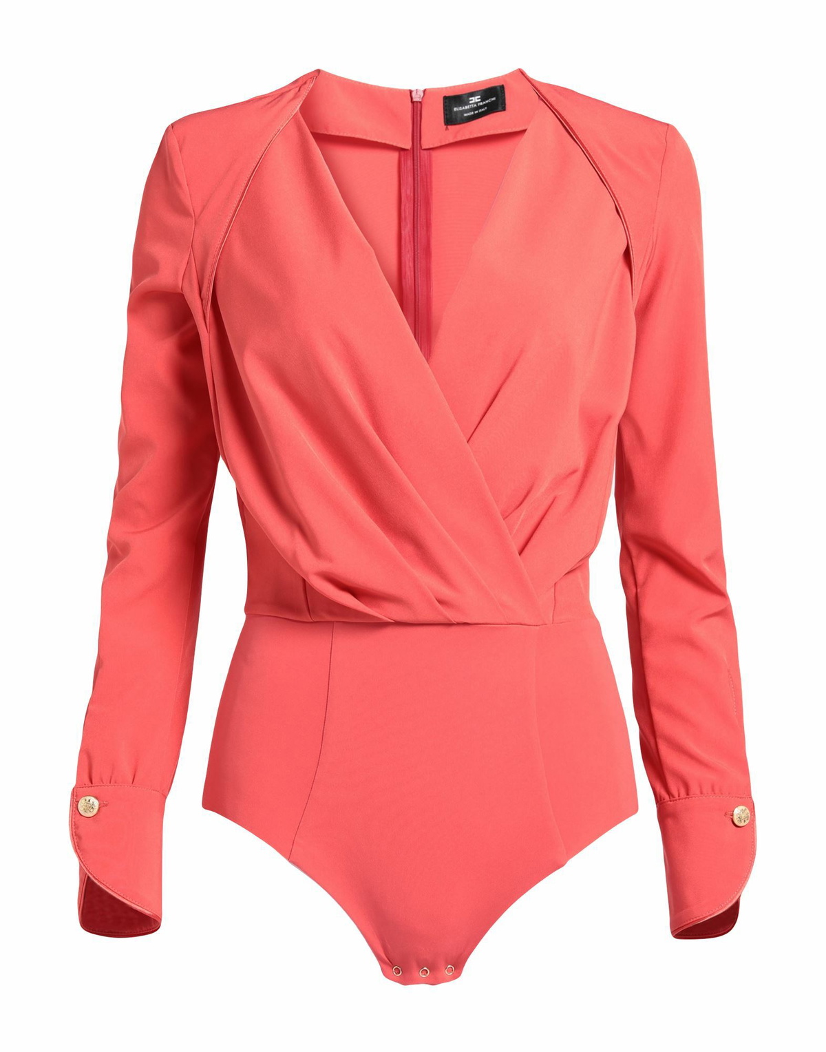 Elisabetta Franchi Womens Bodysuit in Tomato red