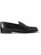 Dunhill - Audley Leather Penny Loafers - Black