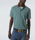 Versace Greca cotton piqué polo shirt