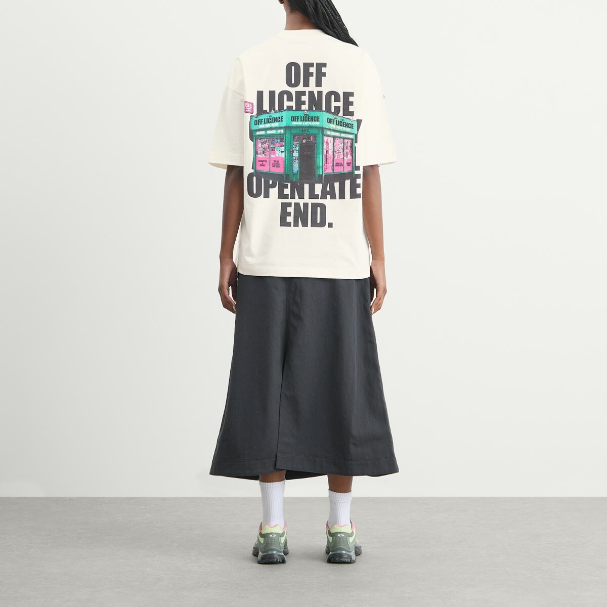 END. Open 'til Late T-Shirt in Ecru
