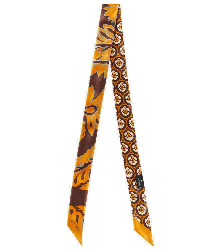 Photo: Etro Printed silk scarf