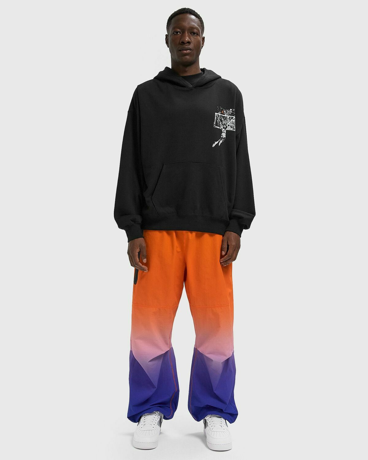 Jordan BRK OVS SBB HD LB Black Mens Hoody