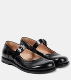 Loewe Campo leather Mary Jane flats