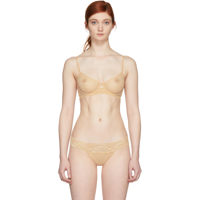 Photo: La Perla Beige Freedom Lace Underwire Bra