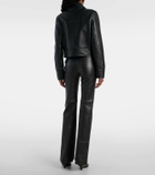 Joseph Caron cropped leather jacket