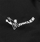 Moncler - Maglia Slim-Fit Loopback Cotton-Jersey Zip-Up Sweatshirt - Black