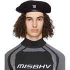 MISBHV Black Wool Beret