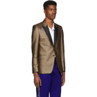 Givenchy Gold and Black 4G Blazer