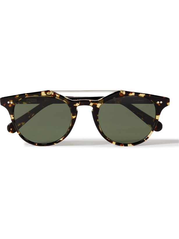 Photo: MONC - Kreuzberg Aviator-Style Tortoiseshell Bio-Acetate Sunglasses