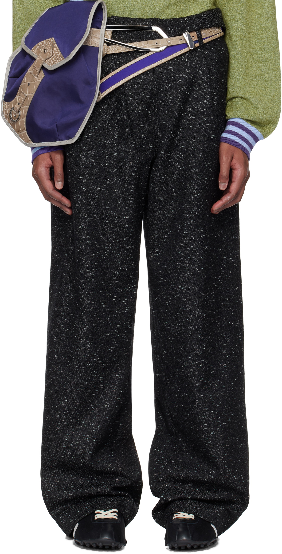 Kiko Kostadinov Black Navin Wide Trousers Kiko Kostadinov