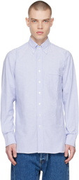 Drake's Blue Button-Down Shirt